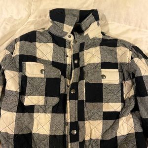 Boys gap size large flannel jacket great condition
